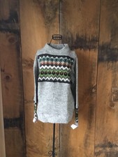 NWT Iceland Wool Fair Isle Knit Sweater