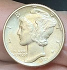 1937 Mercury Head Dime-90% Silver Uncirculated BU-Full Bands-Collectible Coin🔥
