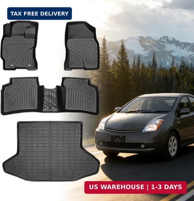 Floor Mats for Toyota Prius 2004-2007 2008 2009, Custom Fit for 2nd Gen Prius, T