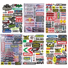 Motocross Decal MX Racing Stickers Kit Car ATV Helmet Dirt Bike Wheel Vinyl Deco