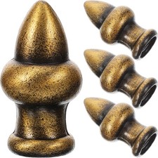 4 Pcs Lamp Shade Holder Finial Decorative Finials for Lamps Decoration