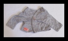 Our Generation OG Doll Gray Button Up Sweater Top for 18" Dolls