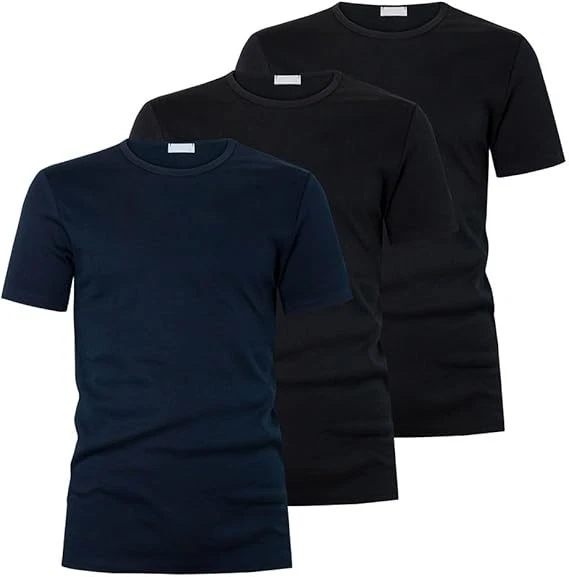 Pacco Da 3 T-Shirt Uomo In Cotone Elasticizzato, Bianco, Taglia XL - Liabel Maglietta Girocollo Morbida E Comoda