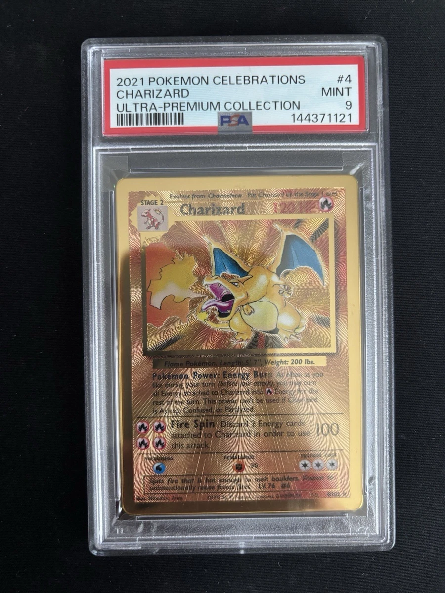 Pokémon TCG Grade 9 Collectible Individual Metal Card Games in