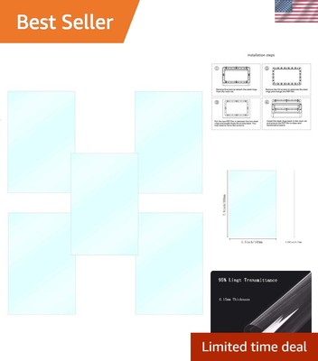 Easy-to-Install 5PCS UV FEP Film for LCD 3D Printers - High Clarity & Resistance