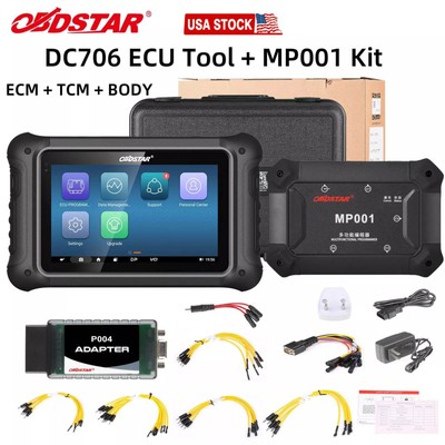 OBDSTAR DC706 E.CU Tool + ECM + TCM + BODY For Car& Motorcycles With MP001 Kit