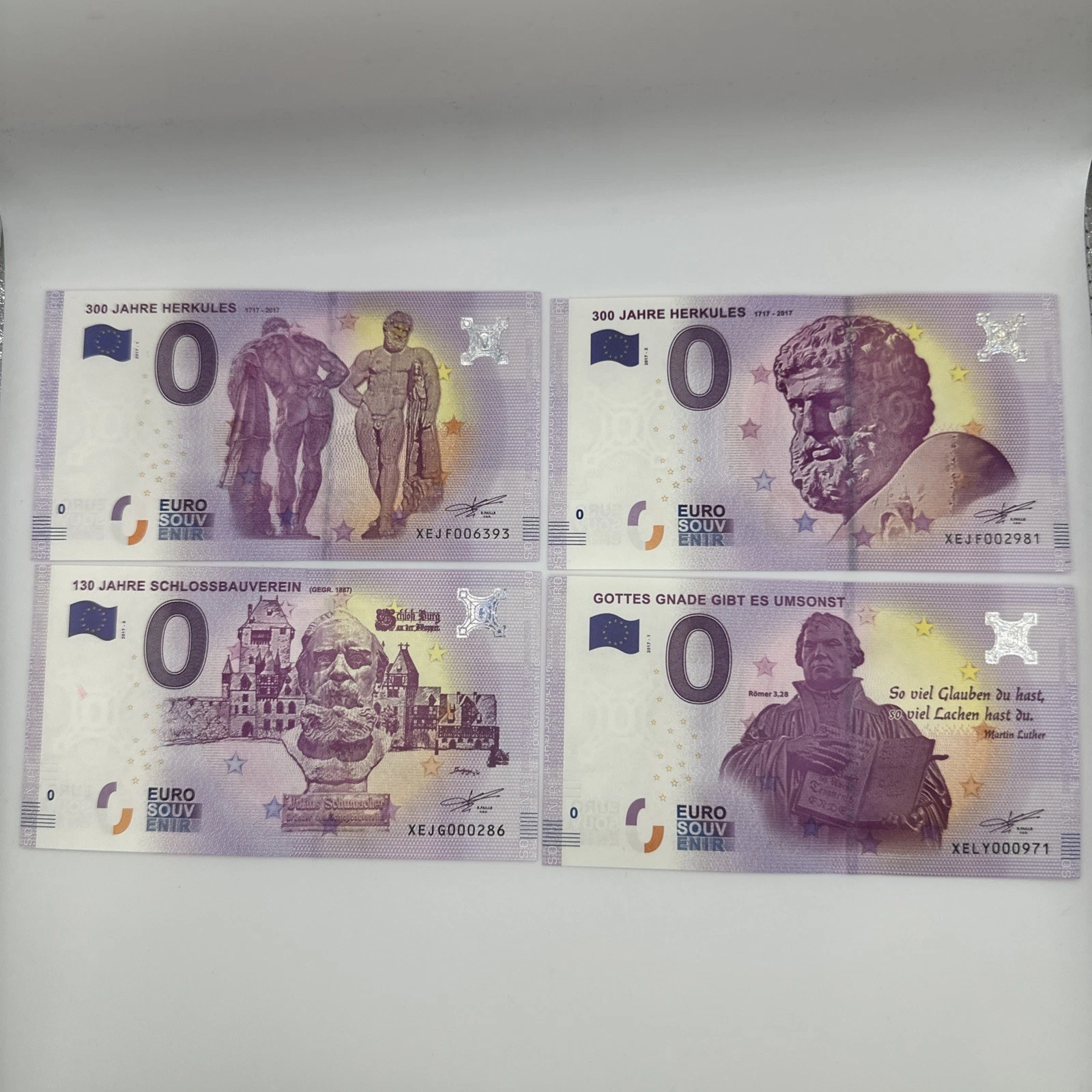 Billet  Zéro 0 € Euro Touristique / Souvenir  2017