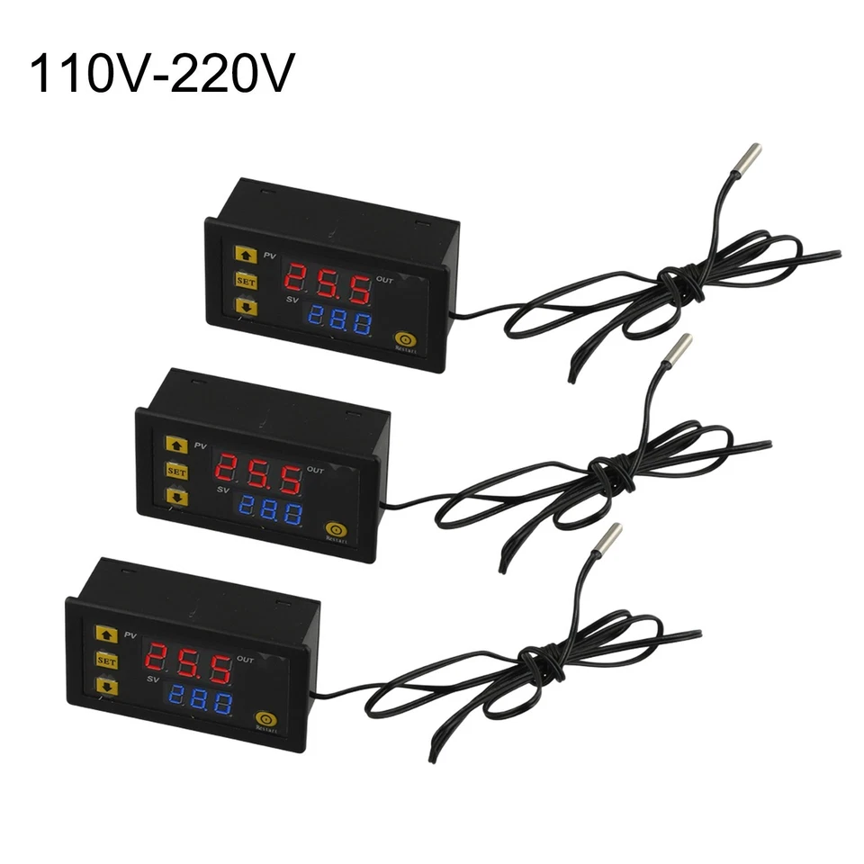 3 St��ck Digitaler Temperaturregler mit LCD-Display zur einfachen ��berwachung - Image 4 of 4