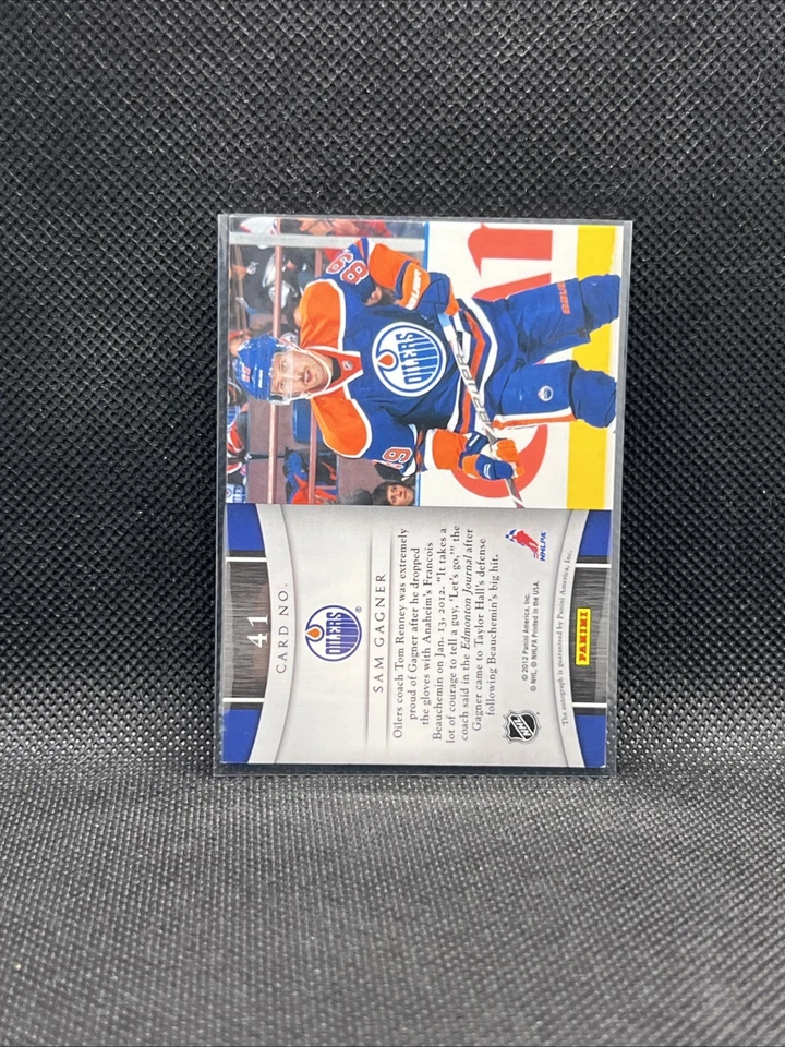 2012-13 Titanium Reserve Sam Gagner Auto #41 Edmonton Oilers - Image 4 of 4