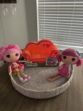 MGA Entertainment Lalaloopsy 12" Dolls and Pillow Featherbed w/ Couch bundle