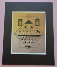 Grateful Dead in Egypt by Artist Stanley Mouse Pyramid Rock Music Eye Roses Drum