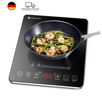 Induktionskochfeld 2000W 1 Platte Mit 20 Temperaturstufen Und 3-Stunden-Timer
