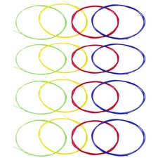 RAUYIVANY Ukulele strings, 4 Packs Colorful Nylon Ukulele strings, Replaceabl