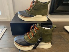 Sorel Youth Out N About IV WP Waterproof Insulated Boots Size 3 Green New