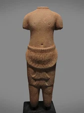 Khmer Sandstone Male Torso 'Koh Ker Style' Angkor Art Figure Stone