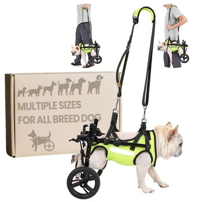Adjustable Dog Wheelchair for Back Legs, for All Breed Dog - Includes High-Vi...