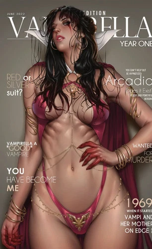 VAMPIRELLA YEAR ONE #1 JOHN VASQUEZ MAXIM HOMAGE EXCLUSIVE