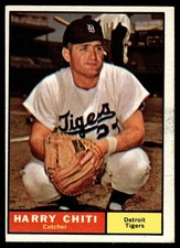 1961 Topps Harry Chiti #269 Detroit Tigers HIGHER HIGH GRADE NO CREASES