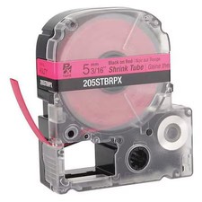 Epson 205Stbrpx Sleeve Label, Red, Polyolefin, 3/16 In W