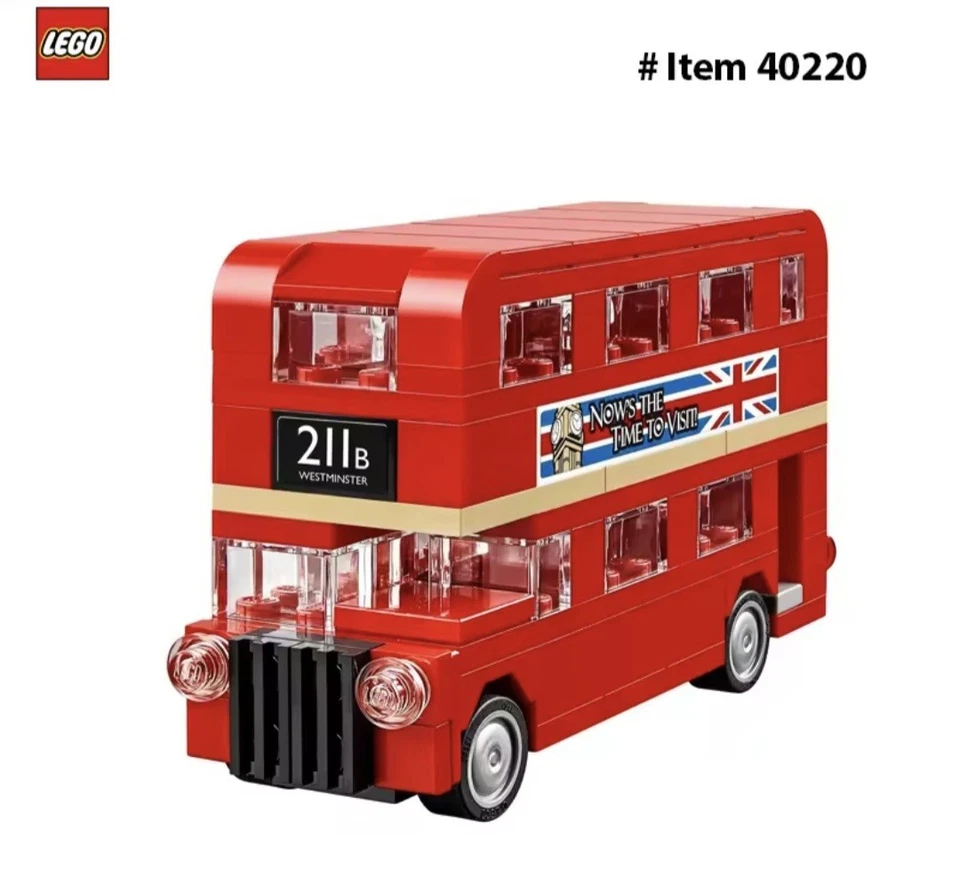 lego Double Decker London BusBuilding Blocks Bricks - Image 3 of 4