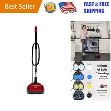 3-in-1 Floor Cleaner, Scrubber & Polisher - Effortless Shine for All Hard Floors