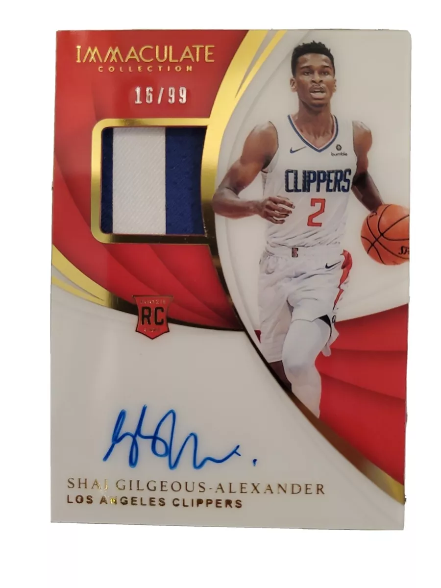 Shai Gilgeous Alexander RC auto/199 PSA9