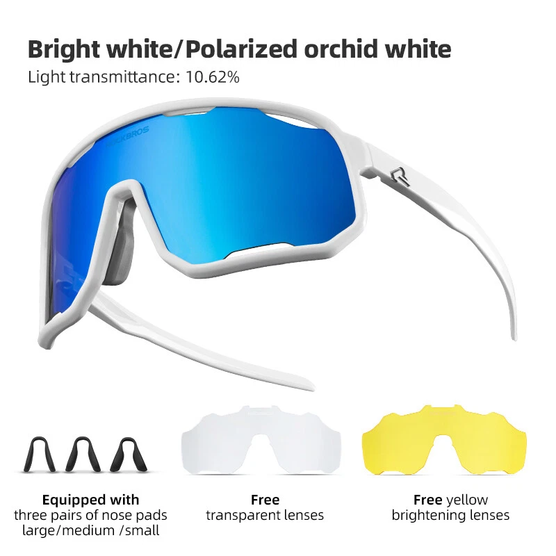 ROCKBROS Gafas de sol polarizadas para ciclismo Gafas para bicicleta MTB Montar TR90 deportivas Foto 3 de 4