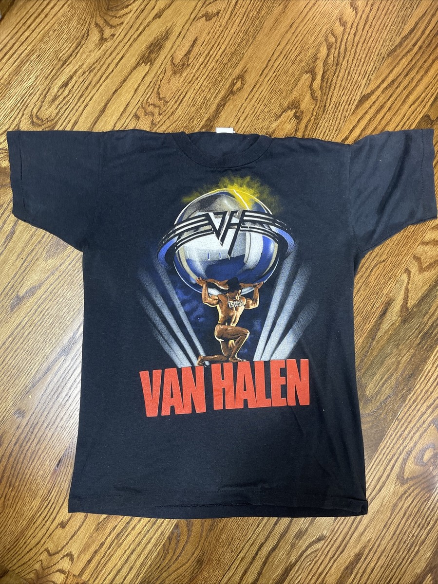Van Halen T Shirt Vintage 80s 1986 5150 Tour Eddie Van Halen Made
