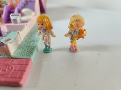 Vintage Polly Pocket Bluebird 1993 - Cottage Complet Avec Lumières Qui Fonctionnent