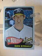 2014 Topps Heritage  #177 - Dan Straily - Oakland Athletics  14-194