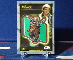 2020 Topps Star Wars Holocron Series EWOK Commemorative Creature Patch P-HE | eBay