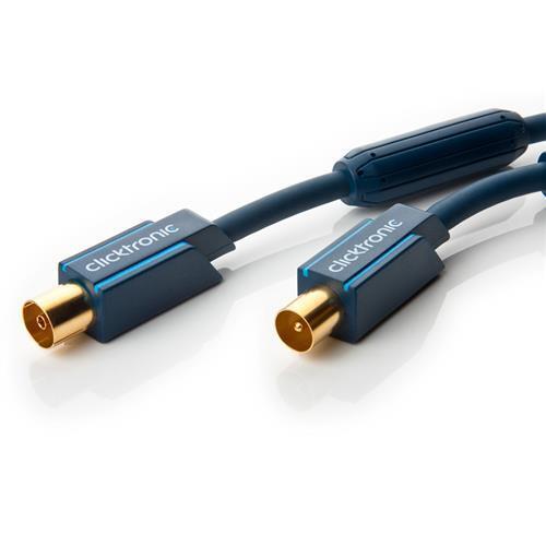 Антенный кабель Clicktronic KOAX-SteckerKOAX-Kupplung 70405 3290₽