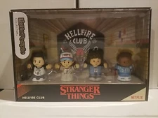 NEW! Fisher-Price Little People Collector Stranger Things - Hellfire Club 4pk