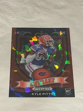 Kyle Pitts, 2021 Prizm Draft Red Ice Prizm Crusade Rookie RC, Florida