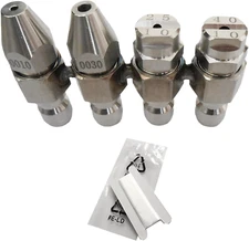 4 GPM Pressure Washer Nozzle,Jrod Tip Water Cleaning Soft Wash Nozzle Kits,4 Way