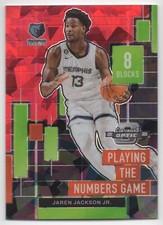 2022-23 Contenders Optic JAREN JACKSON JR. #28 Playing The Numbers Game Red Ice