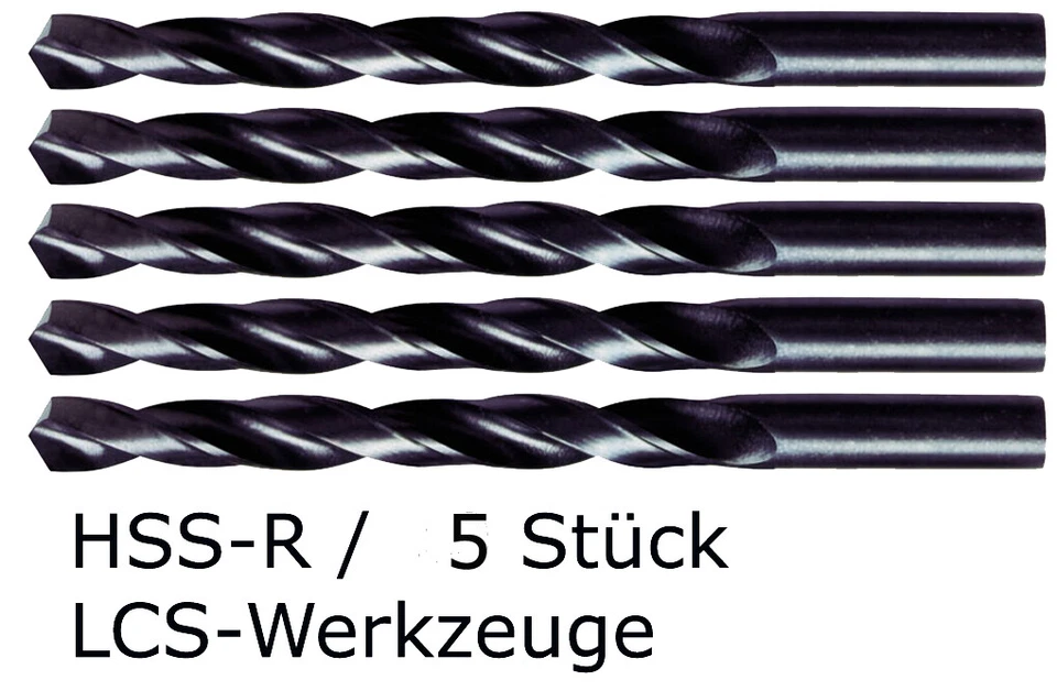 Spiralbohrer 0,3- 20 mm HSS-R Metallbohrer Stahlbohrer rollgewalzt DIN338 Eisen - Bild 2 von 3