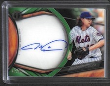2018 Topps Tribute Green Autograph #TA-JDE Jacob deGrom No 87 of 99
