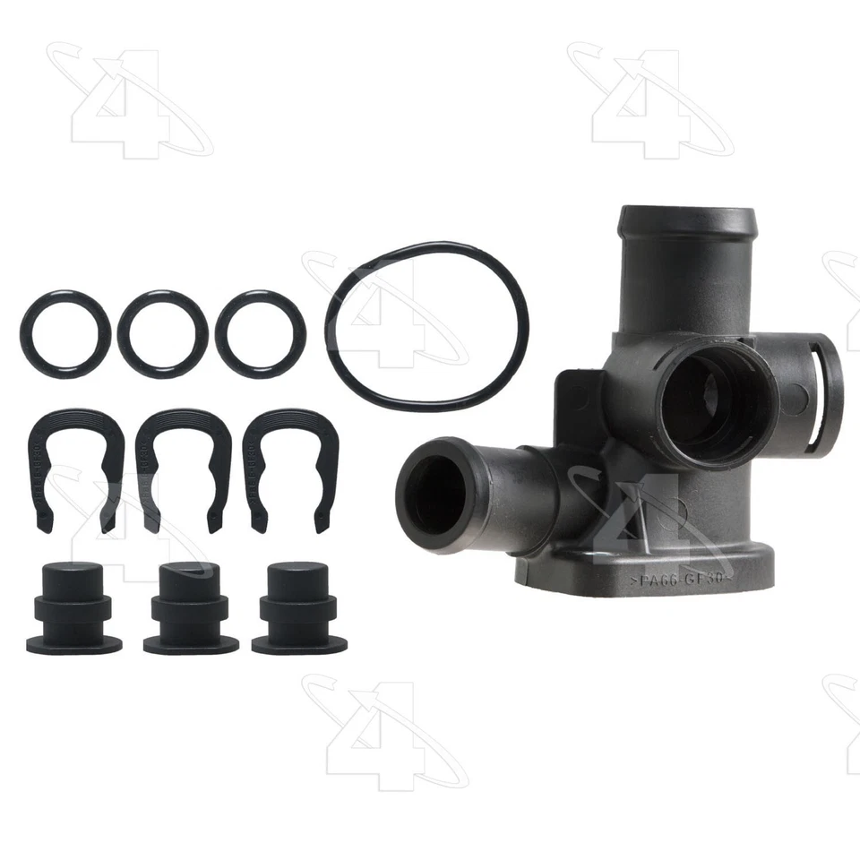 Brida de salida de refrigerante del motor 4 estaciones para Volkswagen Jetta 1993-1999 2,0 L L L4 Foto 2 de 4