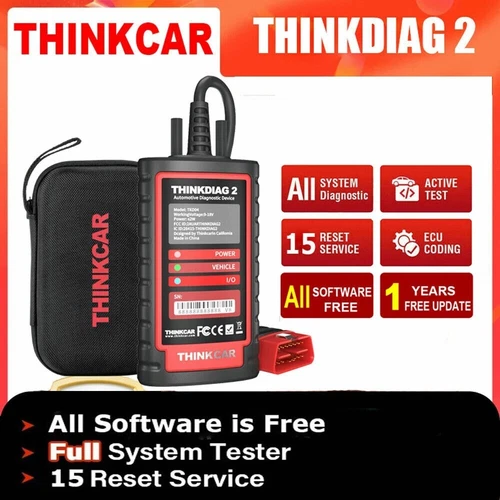 THINKDIAG 2 Bidirectional Diagnostic Tool Full Software Free OBD2 Scanner CAN-FD