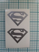 2 Superman Vinyl Decal, Bumper Sticker, JDM for Car Windows Truck Laptop cups