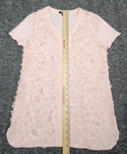 Blusa Badgley Mischka Top Mujer Pequeña Rosa Floral Pastel Casa de Hadas - Imagen 10 de 15