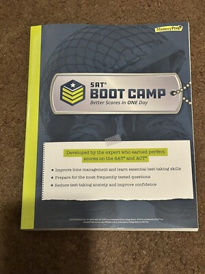 SAT Boot Camp by MasteryPrep (2019, Trade Paperback)