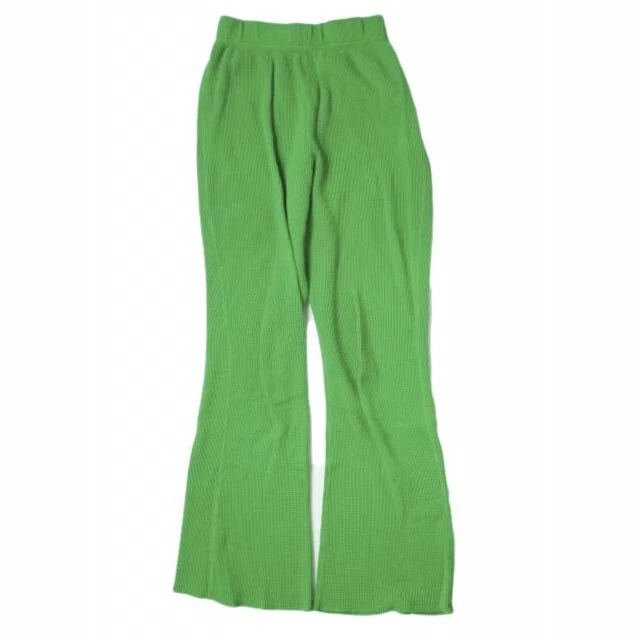 WALLA WALLA SPORT Japan THERMAL FLARE PANT M green Waffle Easy Bottoms