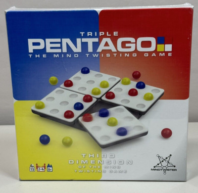 Triple Pentago The Mind Twisting Game 2016 Martinex Mindtwister New Sealed Toy