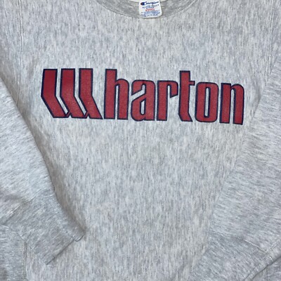 Vintage 80's Champion Reverse Weave Warm Up Sweatshirt Size Small