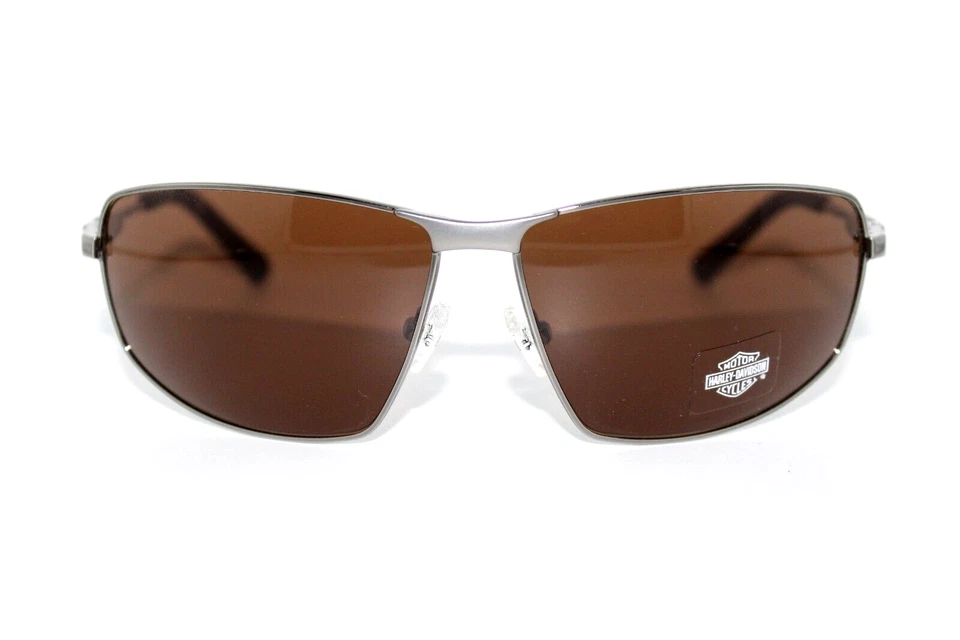 NUEVO HARLEY-DAVIDSON HD0965X 08E PLATEADO AUTÉNTICO GAFAS DE SOL MARCOS 65 MM CON BOLSA Foto 3 de 4