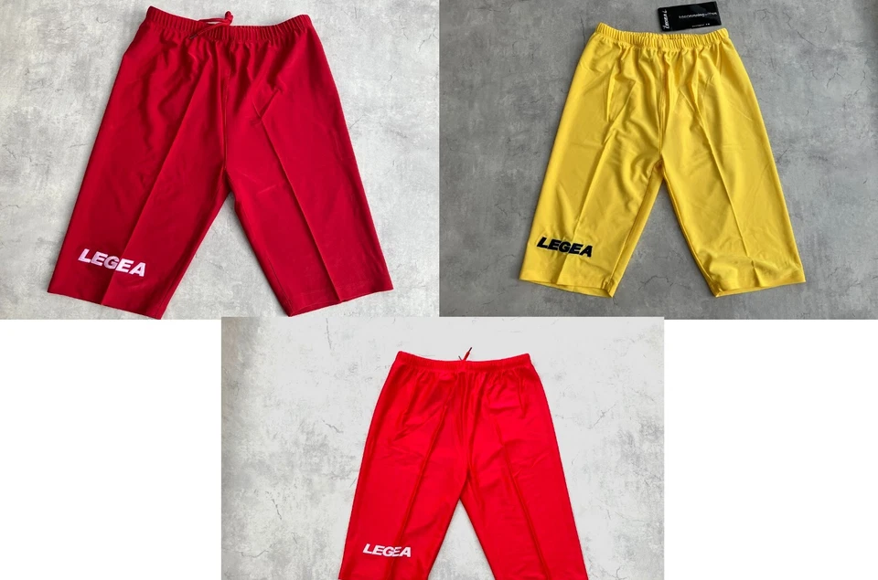 Legea Corsa Fußball Tights Leggings gelb oder rot Größe S, M, L oder XL