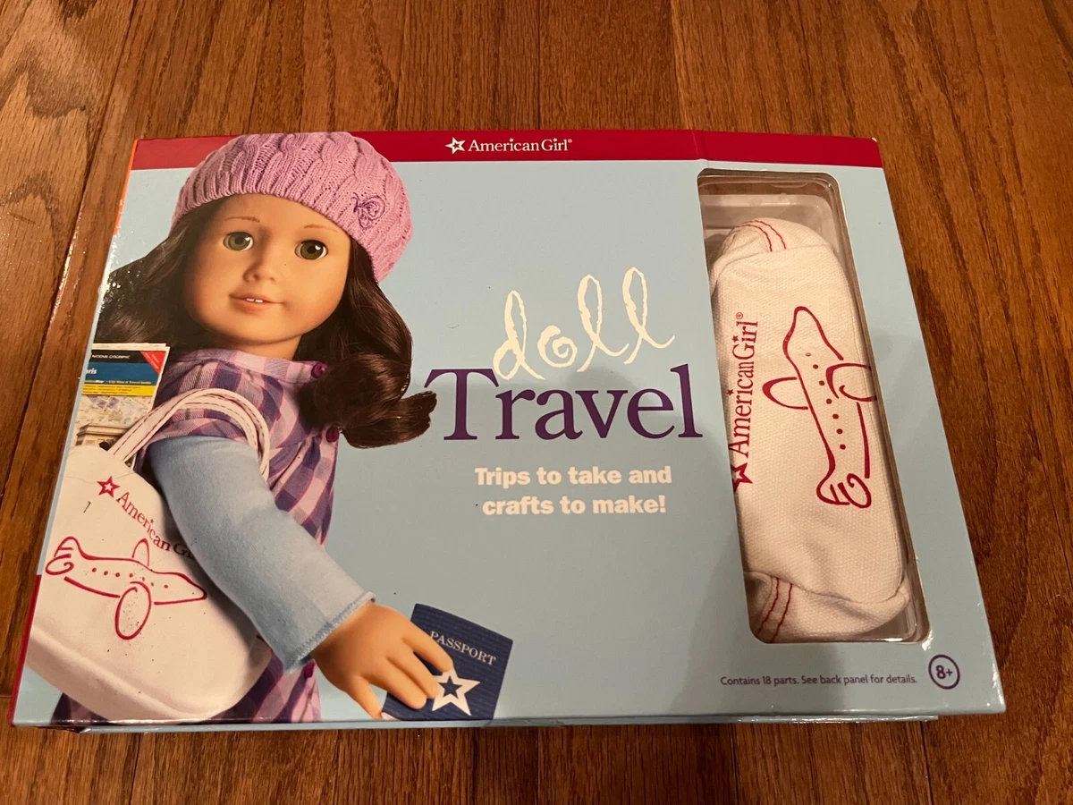 SUPER FUN AMERICAN GIRL RETIRED DOLL TRAVEL KIT BOOK ACCESSORIES