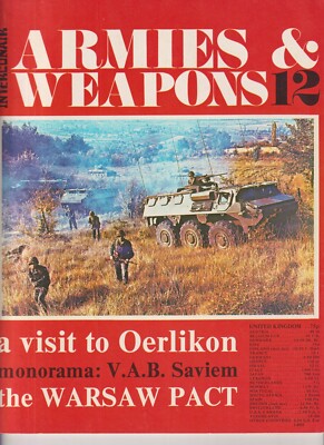 Armeen & Waffen Nr. 12 VAB SAVIEM / WARSCHAUER PAKT / OERLIKON / RÜSTUNG FR / SCHWEDEN